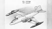 El avin B-57B estaba equipado con tanques de ala de 23 pies de largo, uno de los cuales almacenaba el propulsor de hidrgeno lquido y el otro helio, que se usara para bombear el hidrgeno.