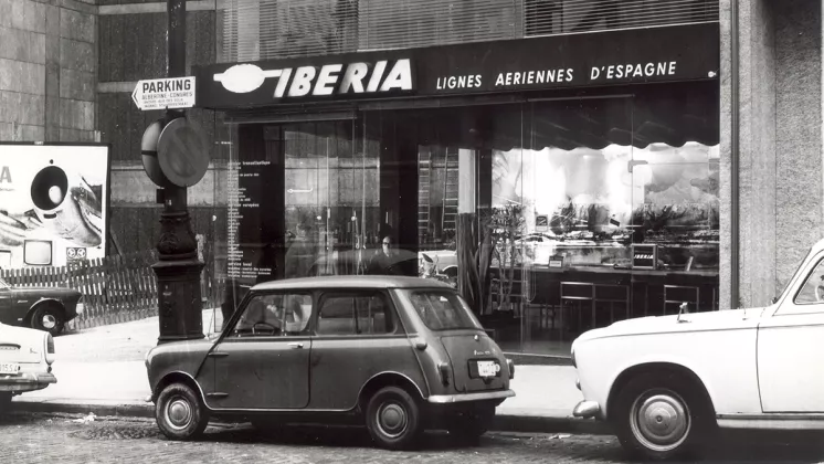 Iberia tena dos oficinas en Bruselas, ubicadas en el nmero 4 y en el nmero 35 de la Rue Cardinal Mercier. Foto: Iberia