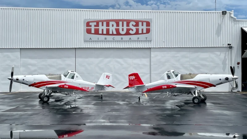 La valenciana PLYSA ha optado por los aviones de Thrush para ofrecer sus servicios anti incendios a diferentes clientes en Espaa y extranjero.