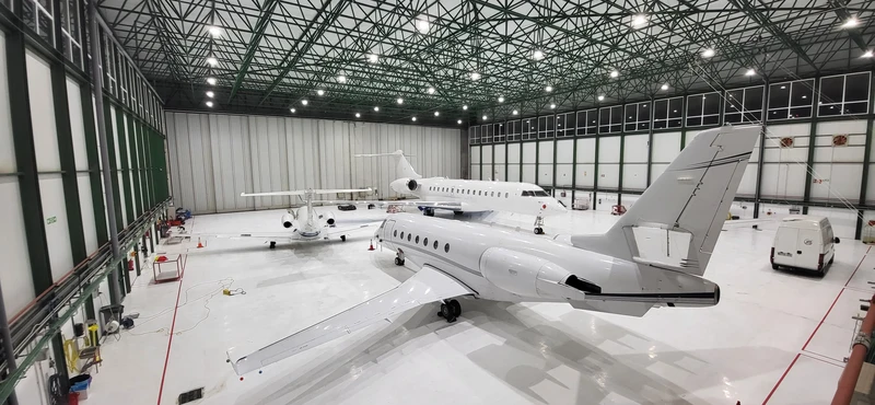 Hangar de Boost Air. Foto: Boost Air