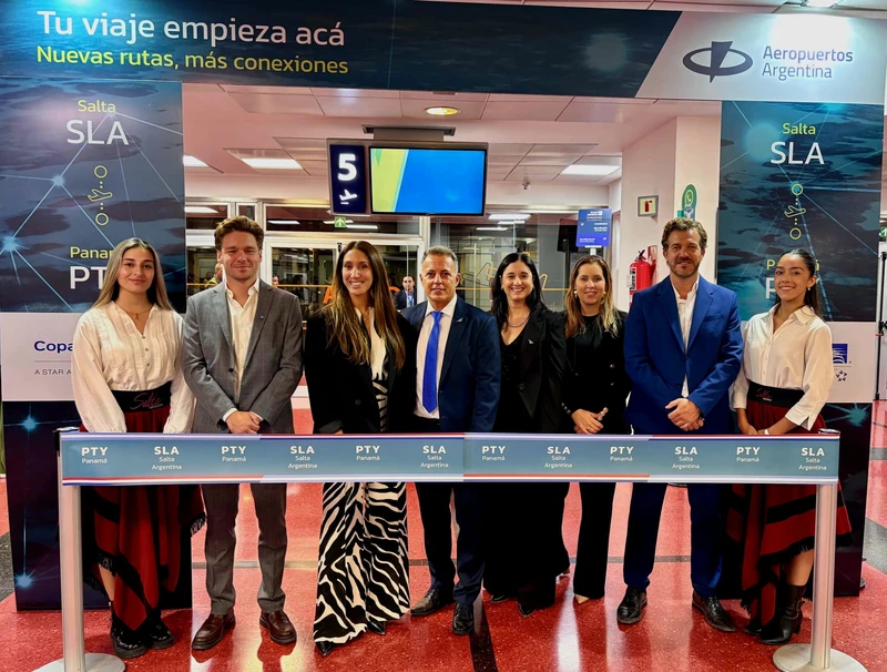 Momento de la inauguracin de nuevas rutas de Copa Airlines. Foto: Copa Airlines