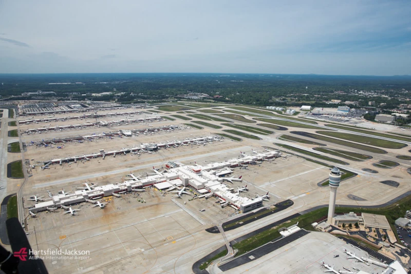 Aeropuerto de Hartsfield-Jackson de Atlanta en 2008. Foto: Aeropuerto de Hartsfield-Jackson 