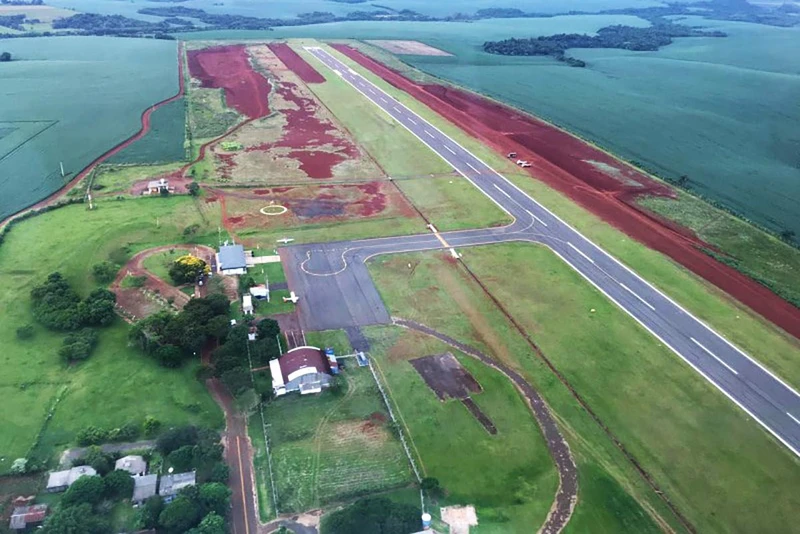 Aeropuerto de Santo ngelo. Foto: Gobierno de Ro Grande do Sul 