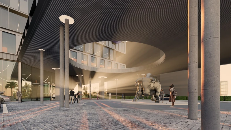 Nueva sede regional en Dubai South de Avia Solutions Group prevista para 2027. Foto: Avia Solutions Group