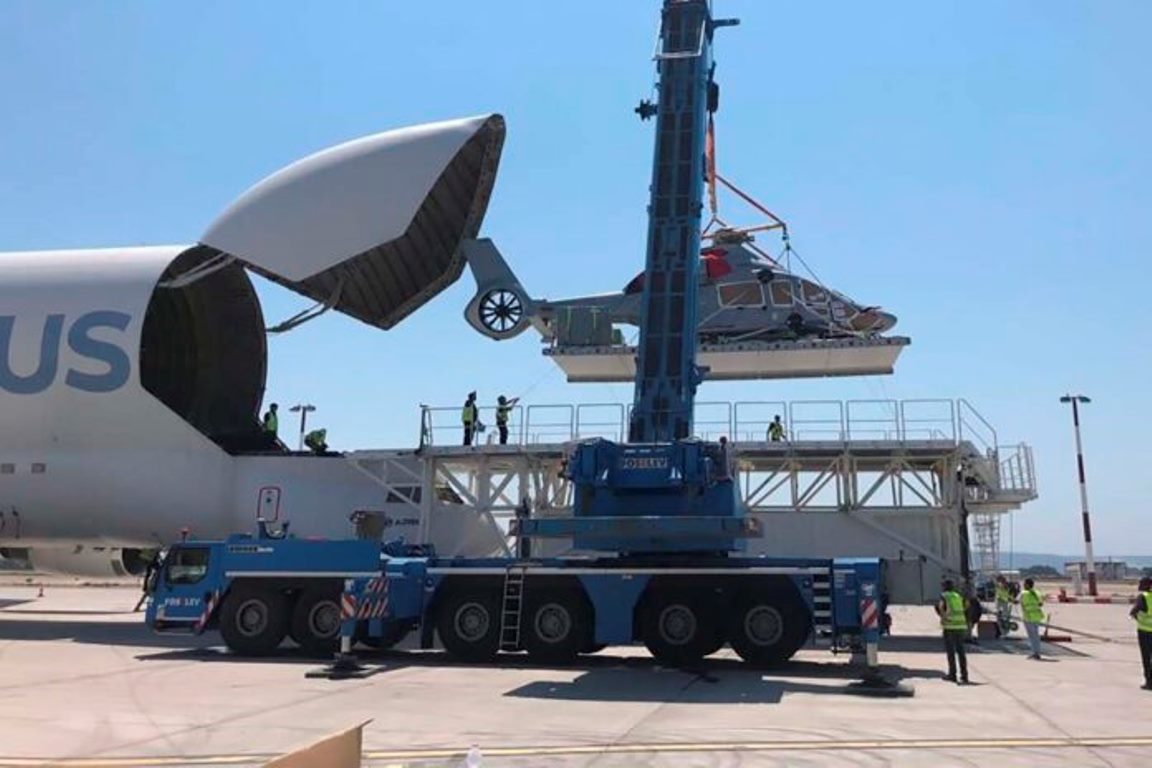 Airbus Beluga en Brasil.