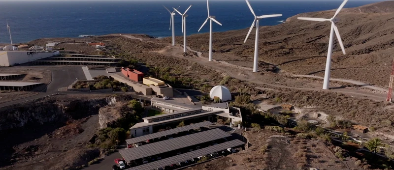 Instalaciones del Instituto Tecnol�gico y de Energ�as Renovables (ITER) situadas en Granadilla de Abona, en el sur de Tenerife, Canarias. Foto: CIAC