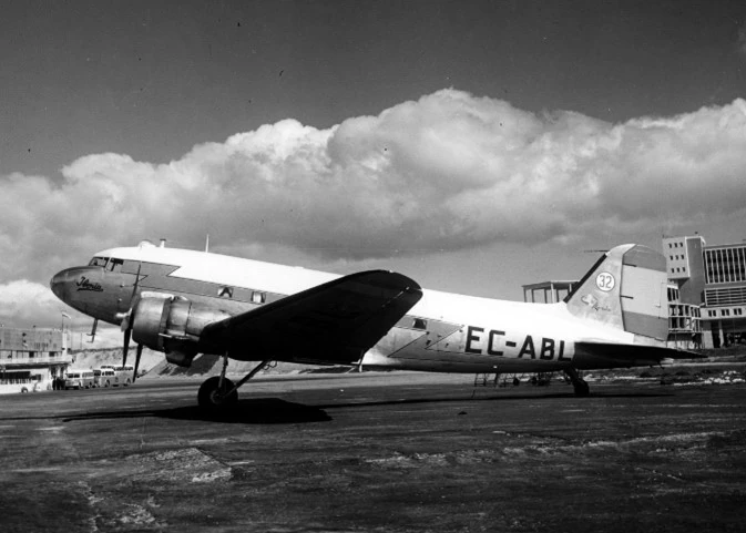 Douglas DC-3 de Iberia. Foto: Iberia