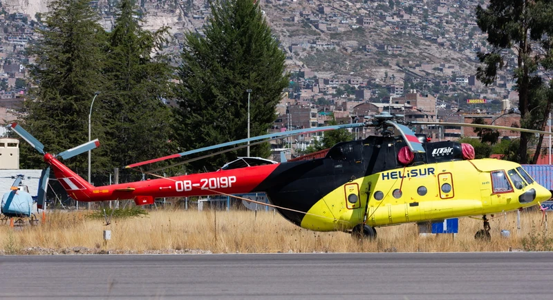 Helicóptero Mi-171 de Helisur como el accidentado.