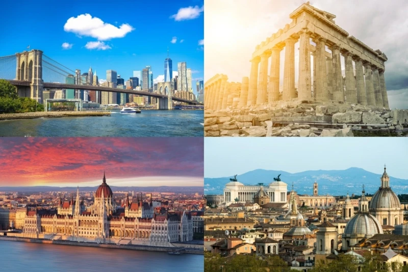 Diferentes destinos del Grupo Iberia que ser�n reforzados en Semana Santa de 2026. Foto: Iberia