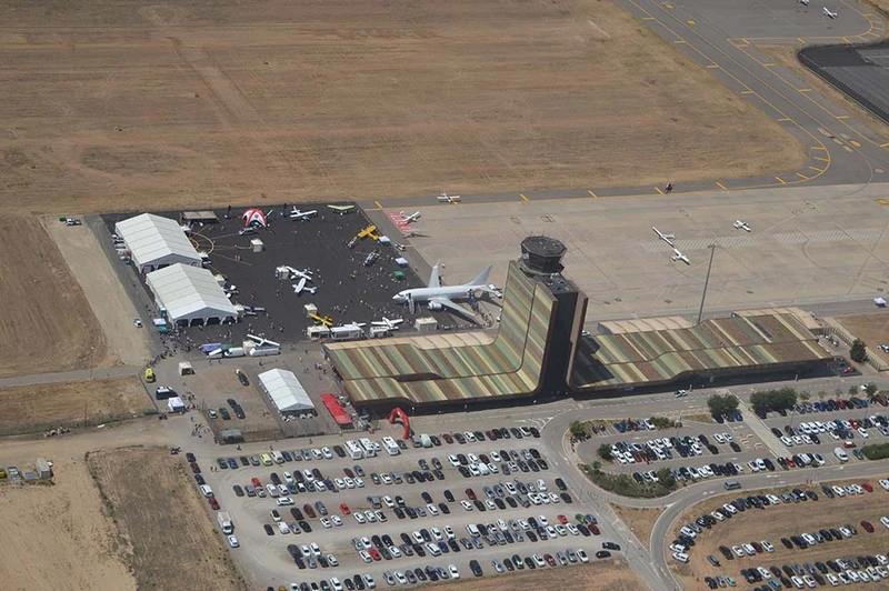 Imagen a�rea de la LleidaAirChallenge 2026. Foto: Aviation Group