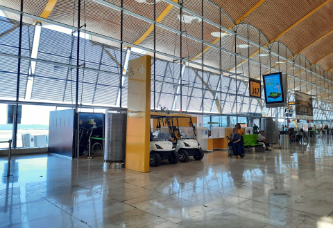 Instalaciones del servicio �Sin Barreras� de Aena. Foto: Aena