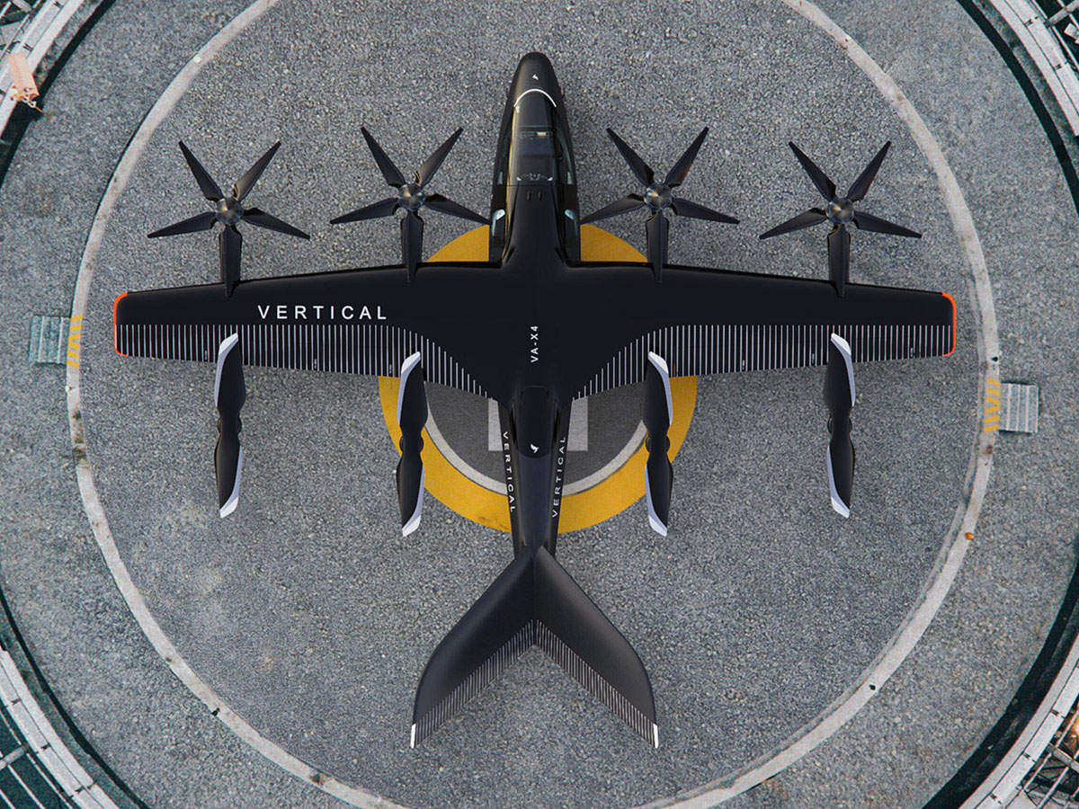 VX4, eVTOL de Vertical Aerospace.