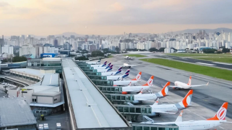 El Aeropuerto de Congonhas (CGH) en S�o Paulo.