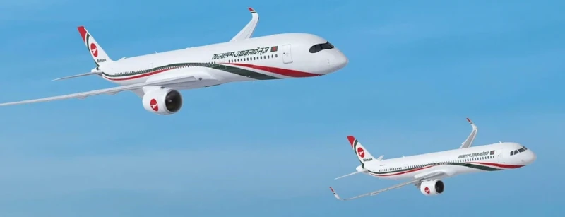 Aviones de Biman Bangladesh Airlines. Foto: Airbus