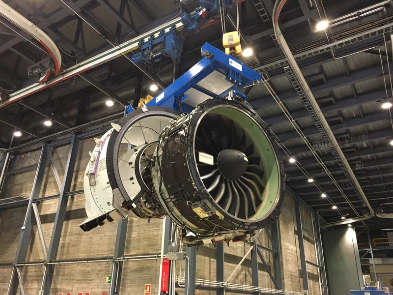 Motor Pratt & Whitney. Foto: Iberia Mantenimiento