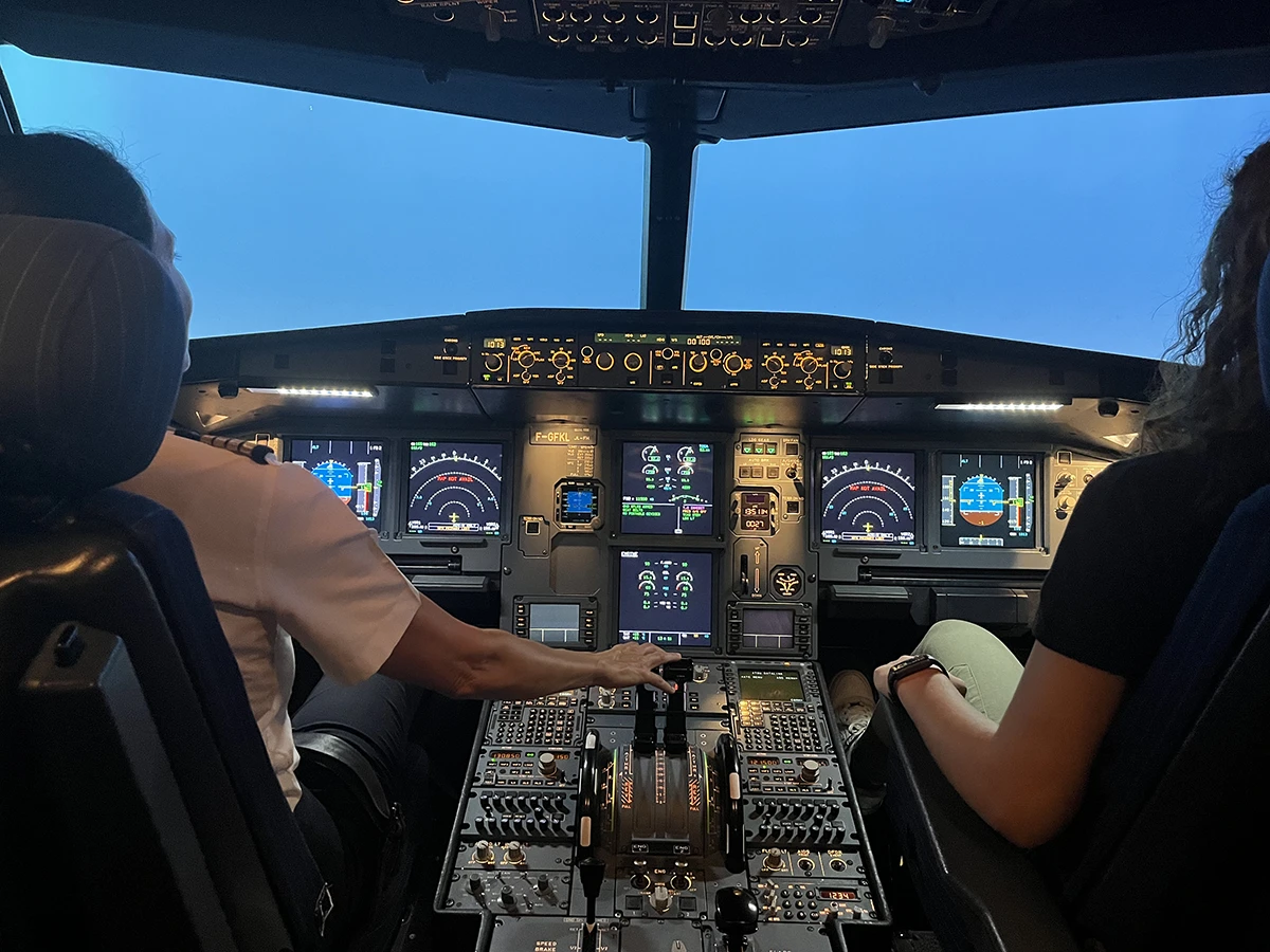 Simulador de vuelo de CAE. Foto: Iberia
