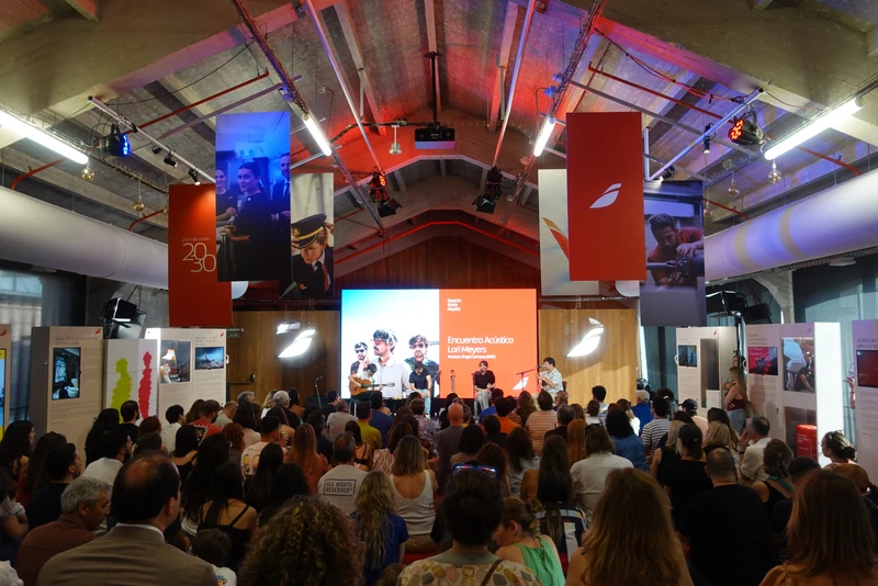 Uno de los conciertos celebrados en el Espacio Iberia en el Espacio cultural Serrería Belga. Foto: Iberia