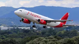 Aeronave de Avianca en vuelo. Avianca Costa Rica, S.A.