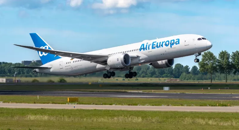 Aeronave de Air Europa. Foto: Air Europa