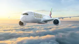 Aeronave Airbus A350 de Emirates. Foto: Emirates