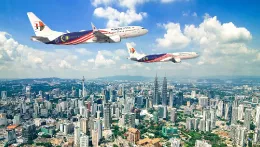 Aviones de Malaysia Airlines en vuelo. Foto: Malaysia Airlines