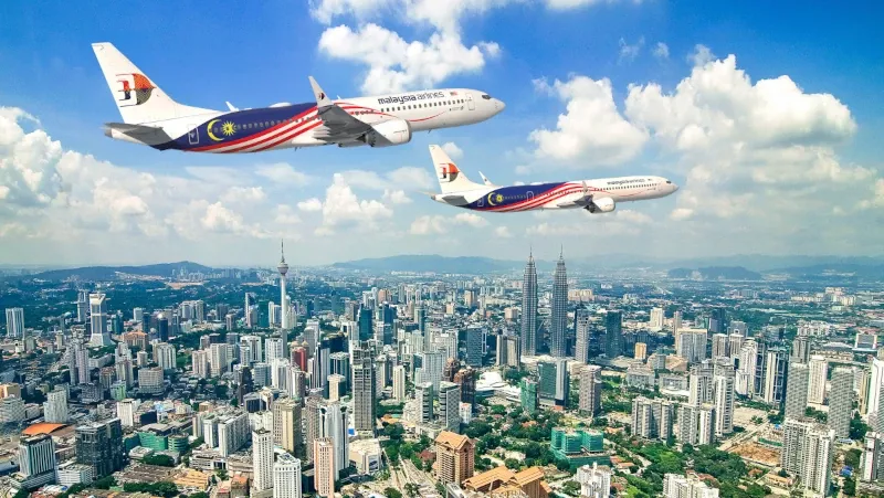 Aviones de Malaysia Airlines en vuelo. Foto: Malaysia Airlines
