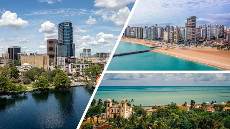Imgenes de Orlando, Recife y Fortaleza. Foto: Iberia