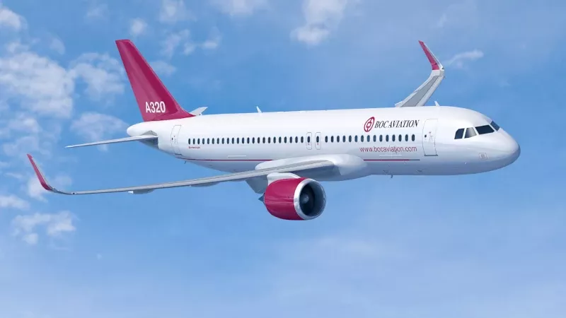 A320neo de BOC Aviation en vuelo. Foto: Airbus