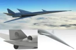 Recreacin digital del futuro Comac C949.