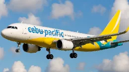 Avin de Cebu Pacific. Imagen editada con IA.