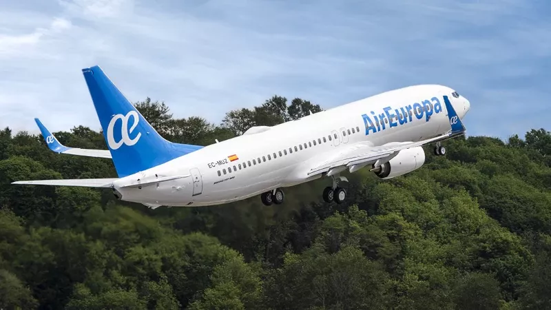 Avin Boeing 737 de Air Europa. Foto: Air Europa