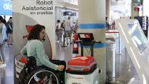 Robot asistencial AccessRobots presentado por la Fundacin ONCE en colaboracin con Omron. Foto: Fundacin Once