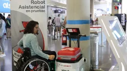 Robot asistencial AccessRobots presentado por la Fundacin ONCE en colaboracin con Omron. Foto: Fundacin Once