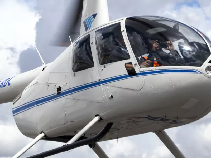 Helicptero Robinson R44 de World Aviation Group. Foto: World Aviation Group