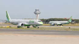 Aviones de binter en pista. Foto: Binter