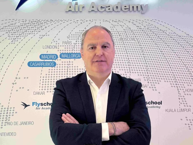 Miguel del Moral Negugogor, nuevo director general de Flyschool Air Academy. Foto: Flyschool Air Academy