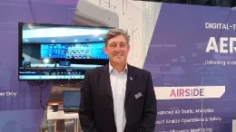Andy Bordass, director de negocios de WAISL en Passenger Terminal Expo 2025. Foto: Olivia Illescas