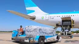 Servicio de handling aeroportuario en Argentina.