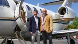 Los responsables de Atlantic Air Solutions y AFN.