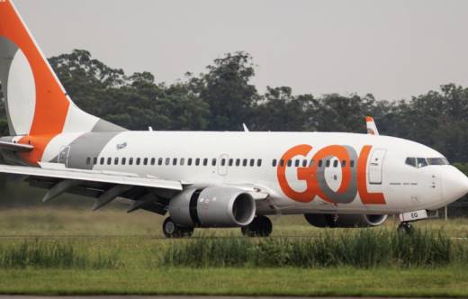Aeronave de Gol Linhas Areas.