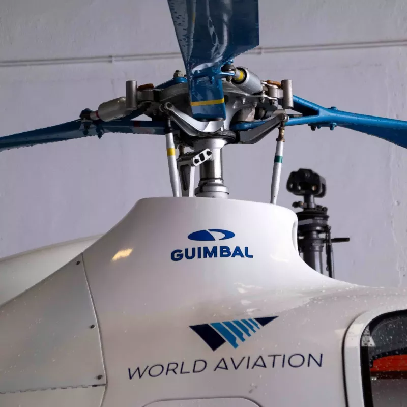 Detalle de un helicptero Guimbal Cabri G. Foto: World Aviation Group