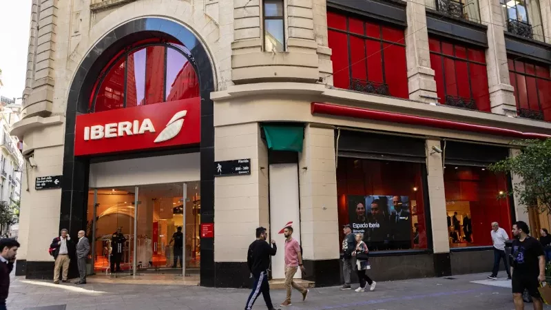 Exterior del Espacio Iberia de Buenos Aires. Foto: Iberia