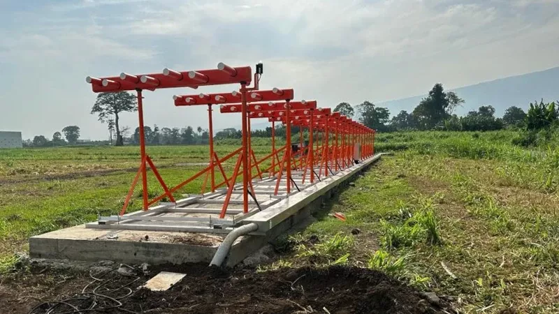 Equipos del sistema de Indra ASECNA instalados en 17 aeropuertos africanos. Foto: Indra
