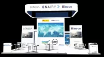 Stand de Enaire en Airspace World 2025 de Lisboa. Foto: Enaire