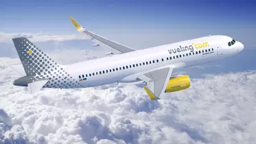 Aeronave de Vueling en el aire. Foto: Vueling