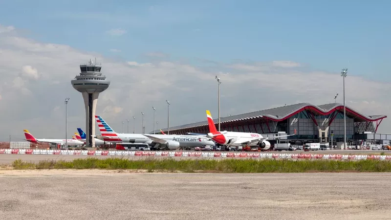 Aeropuerto Madrid-Barajas. 