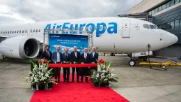 Nuevo Boeing 737 MAX recibido por Air Europa. Foto: Air Europa