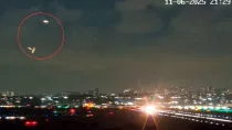 Imgenes de los drones que sobrevolaron el Aeropuerto de Guarulhos, So Paulo.