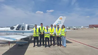 Visita a Adventia de Canaryfly. Foto: Adventia