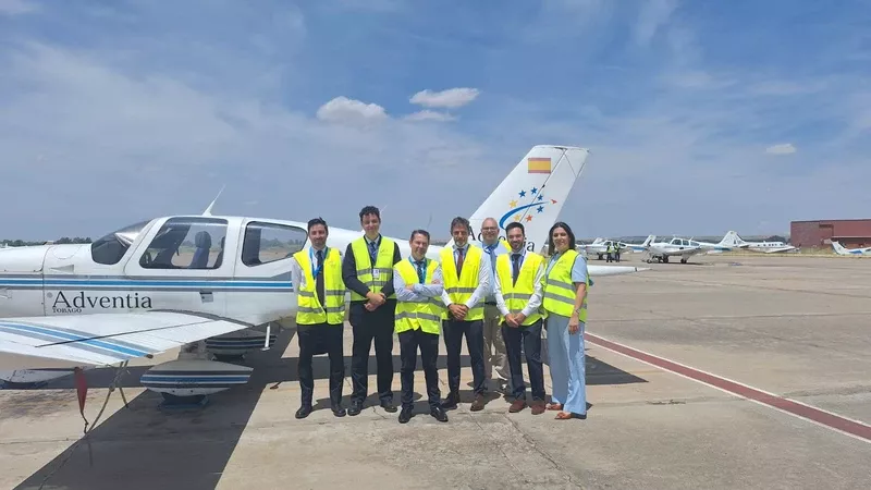 Visita a Adventia de Canaryfly. Foto: Adventia